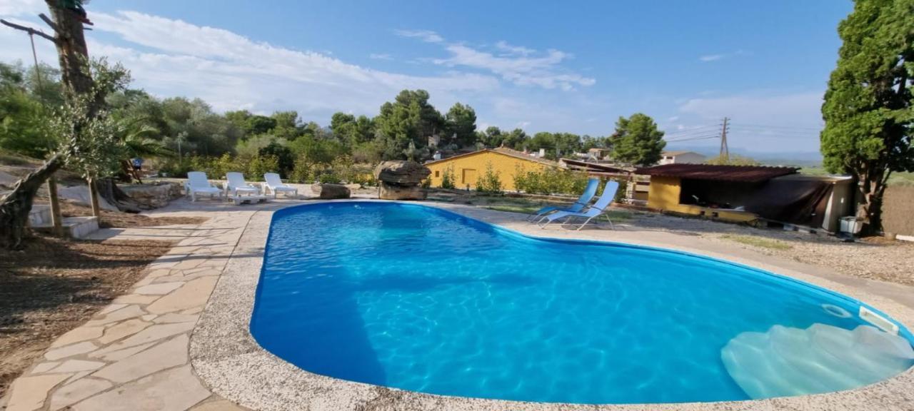 Casa Con Vistas, Piscina Y Animales De Granja, La Caseta Tarragona Luaran gambar