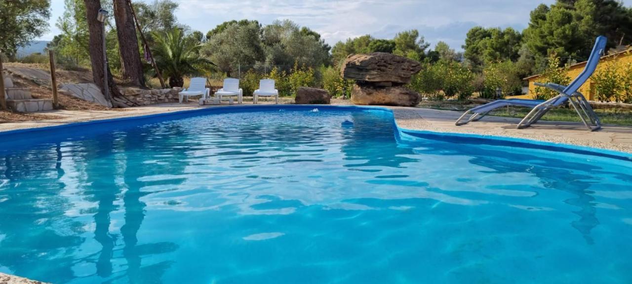 Casa Con Vistas, Piscina Y Animales De Granja, La Caseta Tarragona Luaran gambar